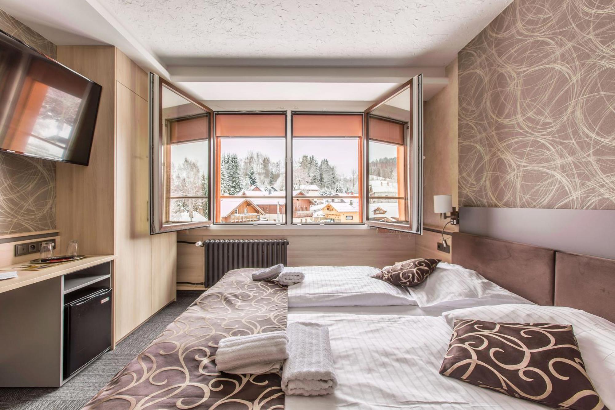 Pension Boehmerwald Zelezna Ruda Bagian luar foto